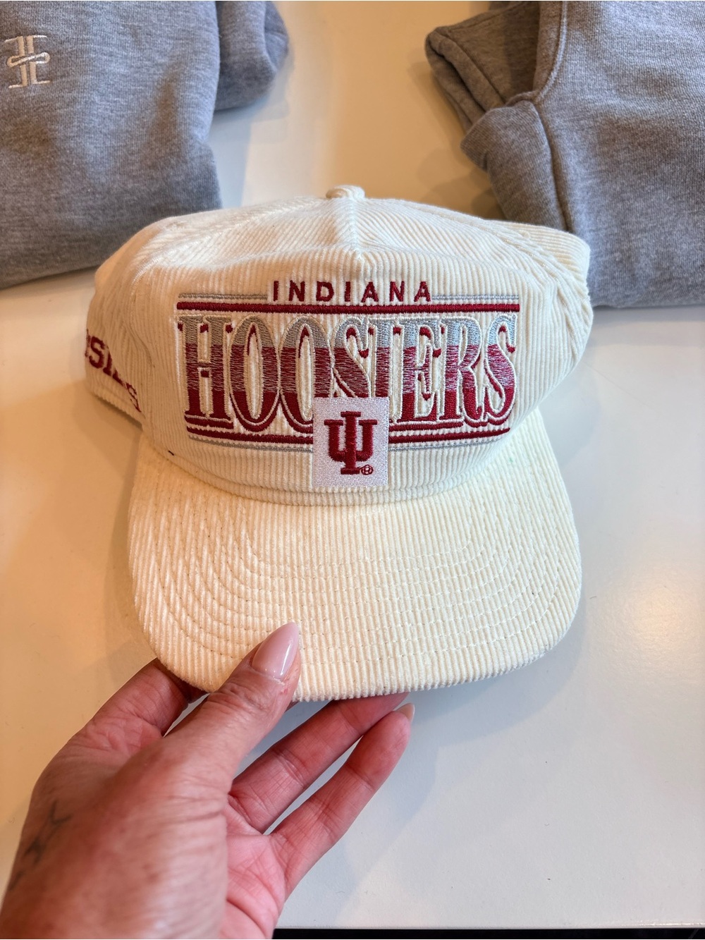 Corduroy Indiana Hoosiers Hat